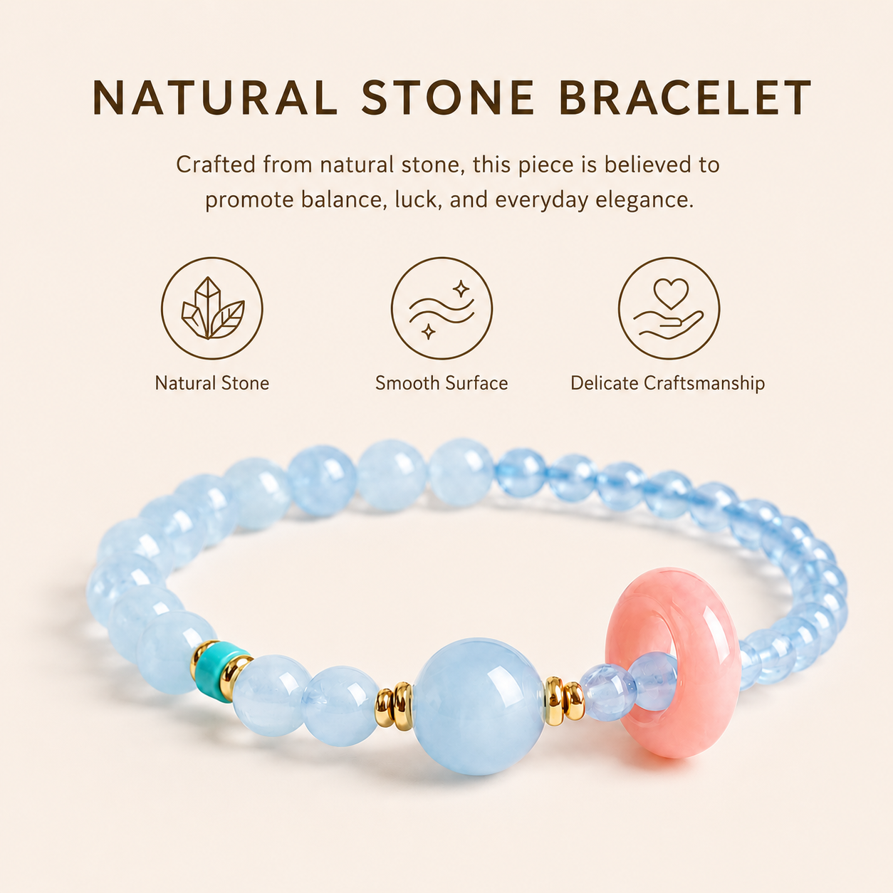 Aquamarine Energy Bracelets