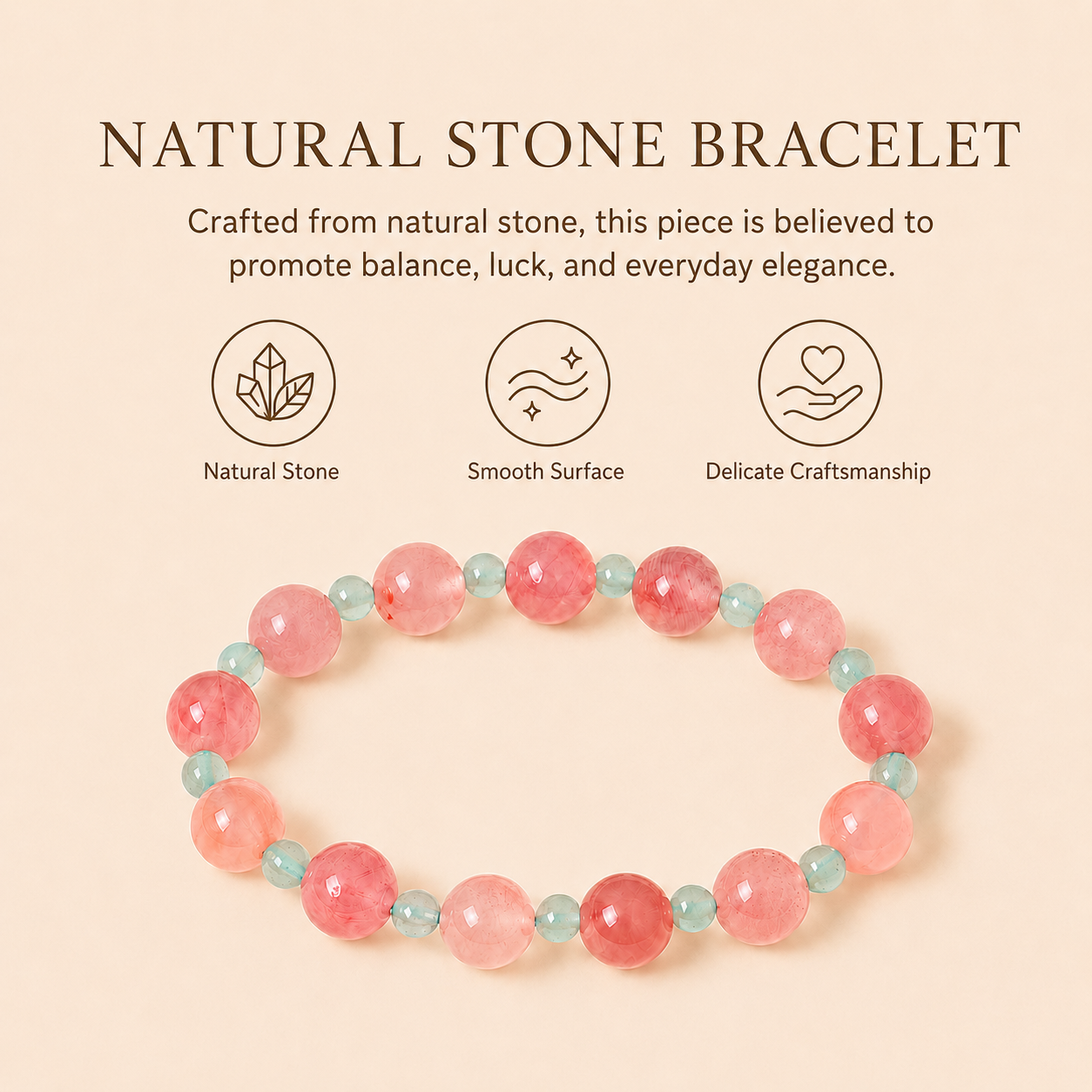 Carnelian & Green Aventurine Energy Bracelets