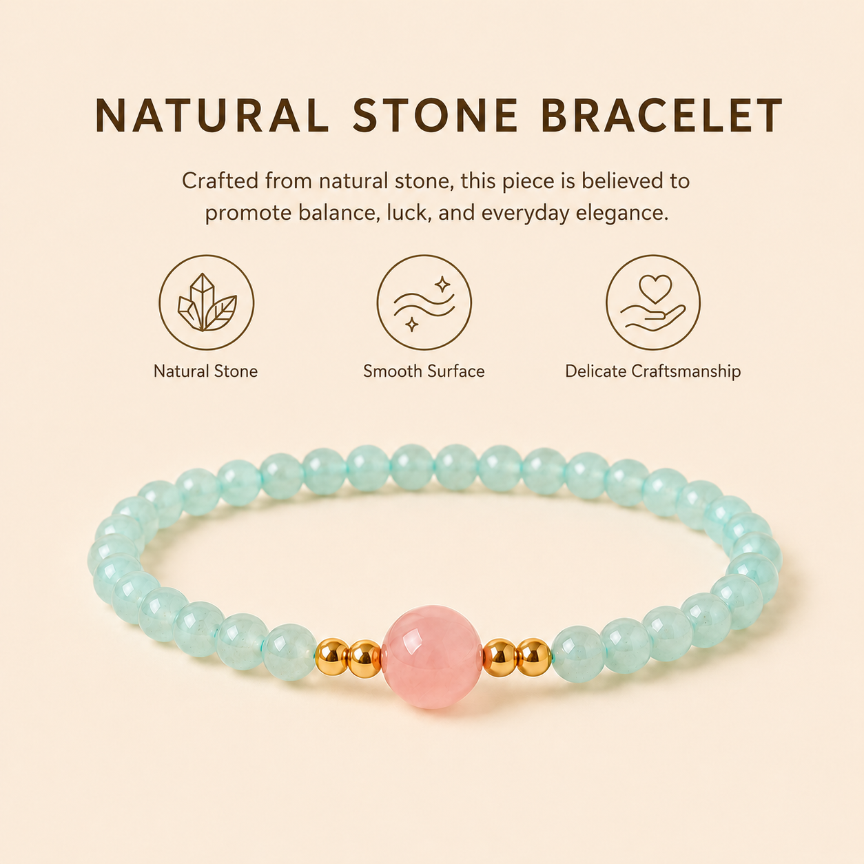 Green Aventurine &Carnelian Energy Bracelets