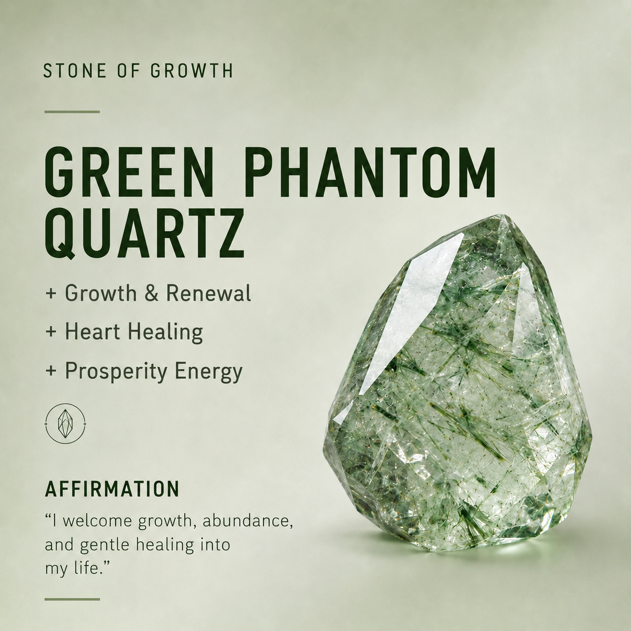 Green Phantom Quartz Energy Bracelets