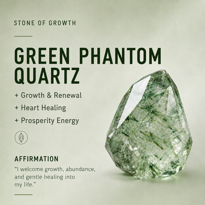 Green Phantom Quartz Energy Bracelets